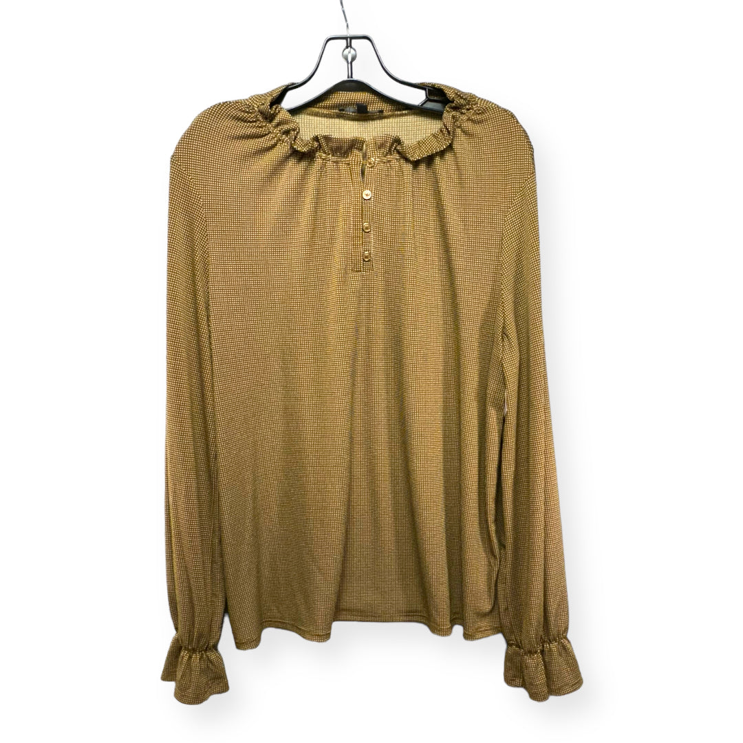 Top Long Sleeve By Adrianna Papell Size: Xl