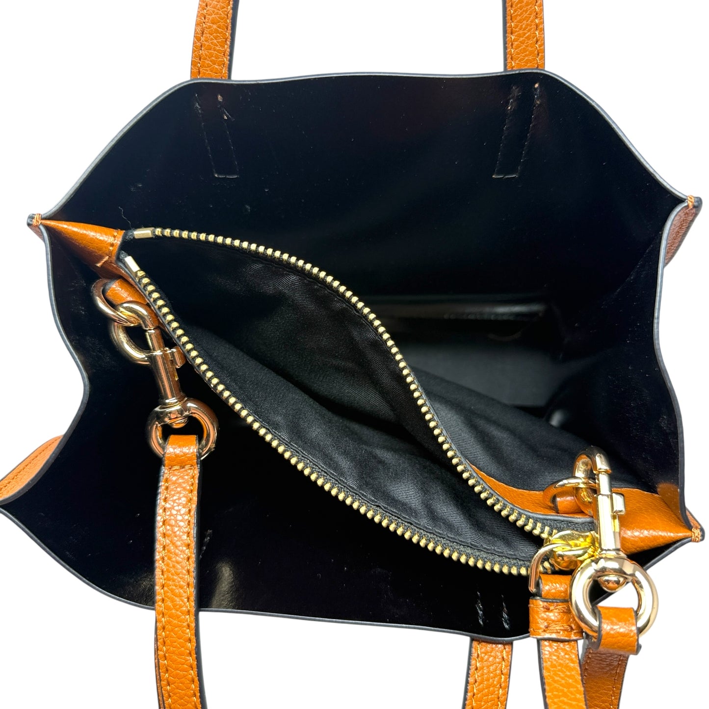 Mini Grind Leather Tote Luxury Designer By Marc Jacobs, Size: Small