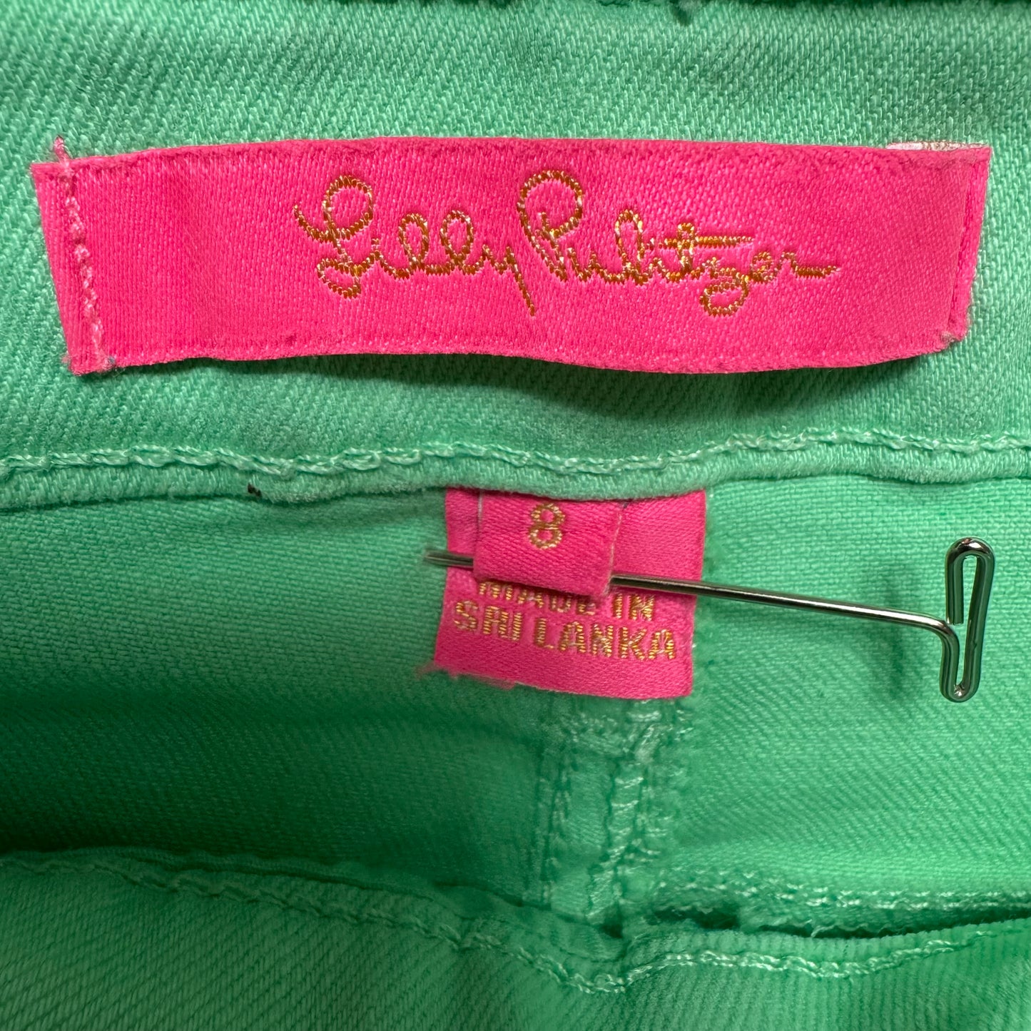 Jeans Designer By Lilly Pulitzer In Green Denim, Size: 8