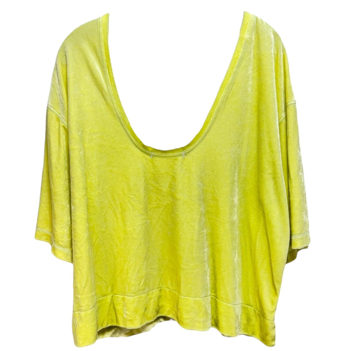 Valerie Velour Tee By We The Free In Lime Glo, Size: S