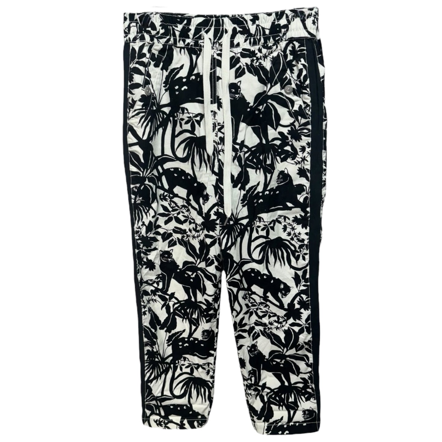 Jungle Jogger Pants By Maeve In Black & White, Size: XS