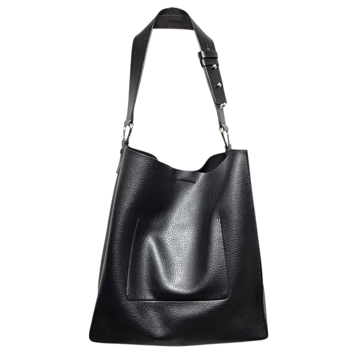 Captain N/S Leather Shoulder Bag with Pouch Designer By All Saints, Size: Large