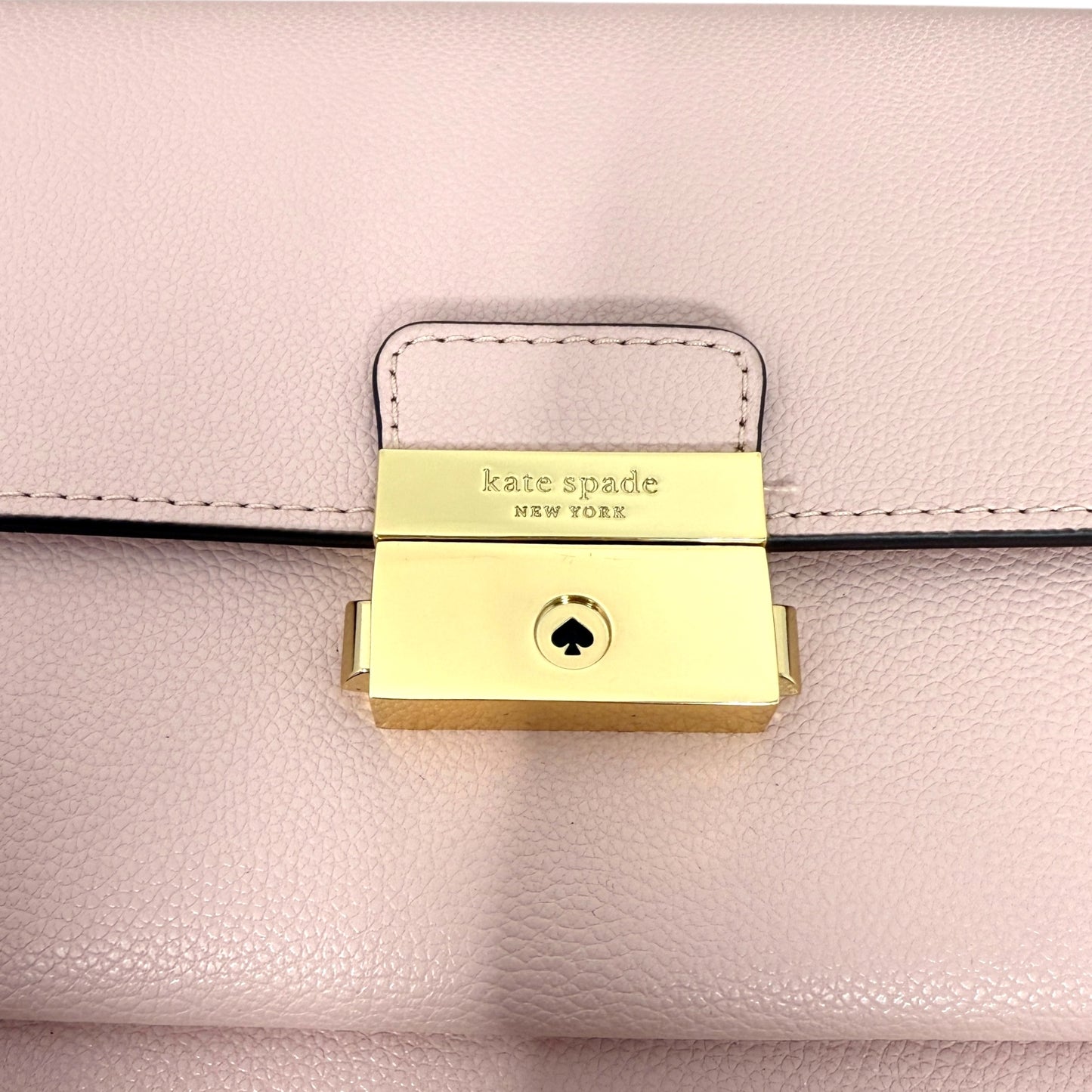 Voyage Leather Shoulder Bag Designer By Kate Spade, Size: Medium
