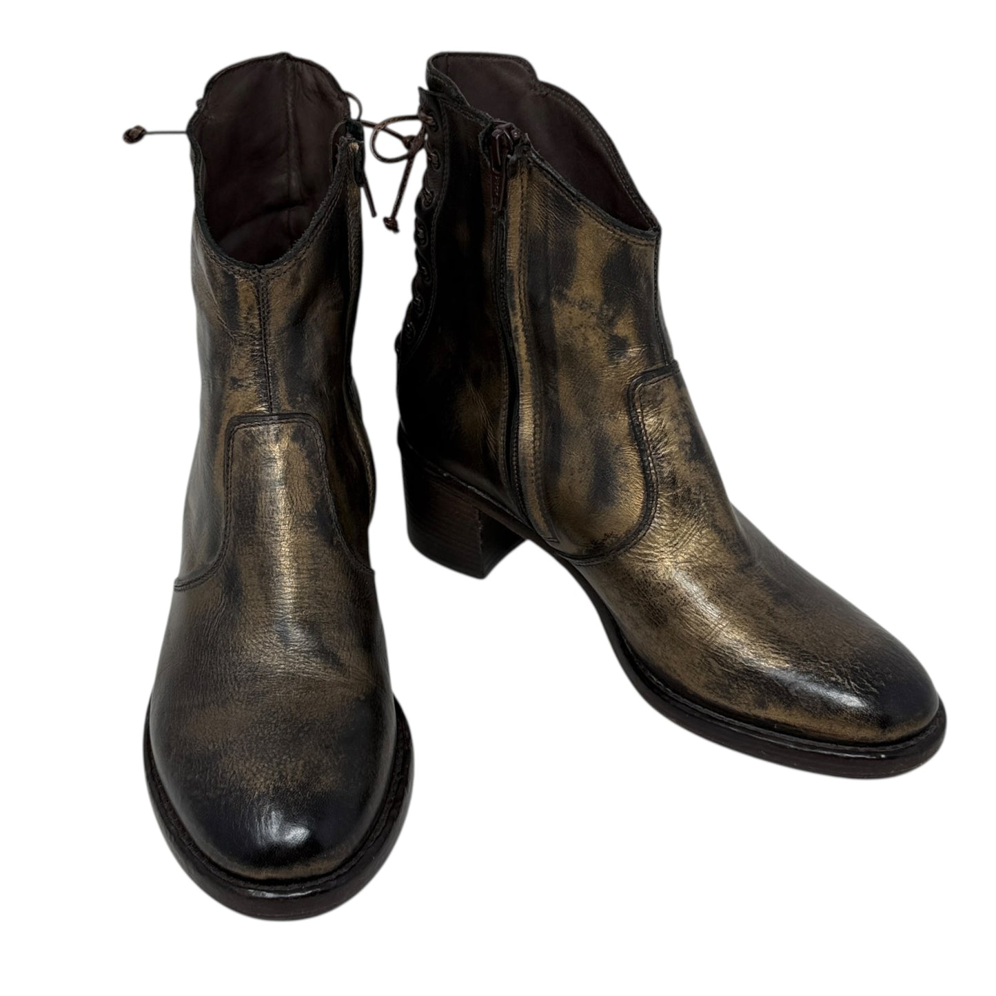 Cobbler Series Xena Leather Ankle Boots By Bed Stu In Starry Night, Size: 8