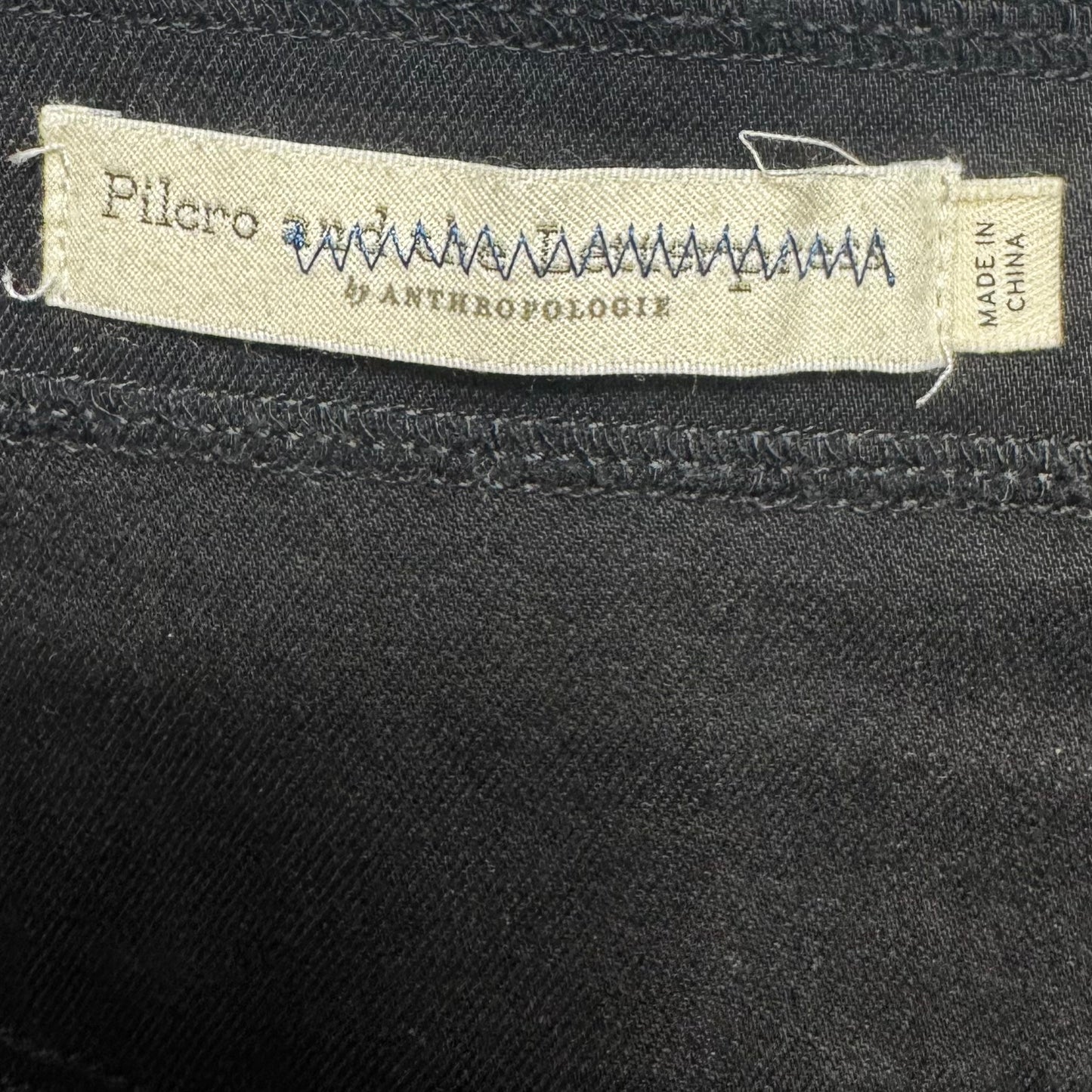 High-Rise Denim Leggings By Pilcro In Black, Size: 12/31 Petite