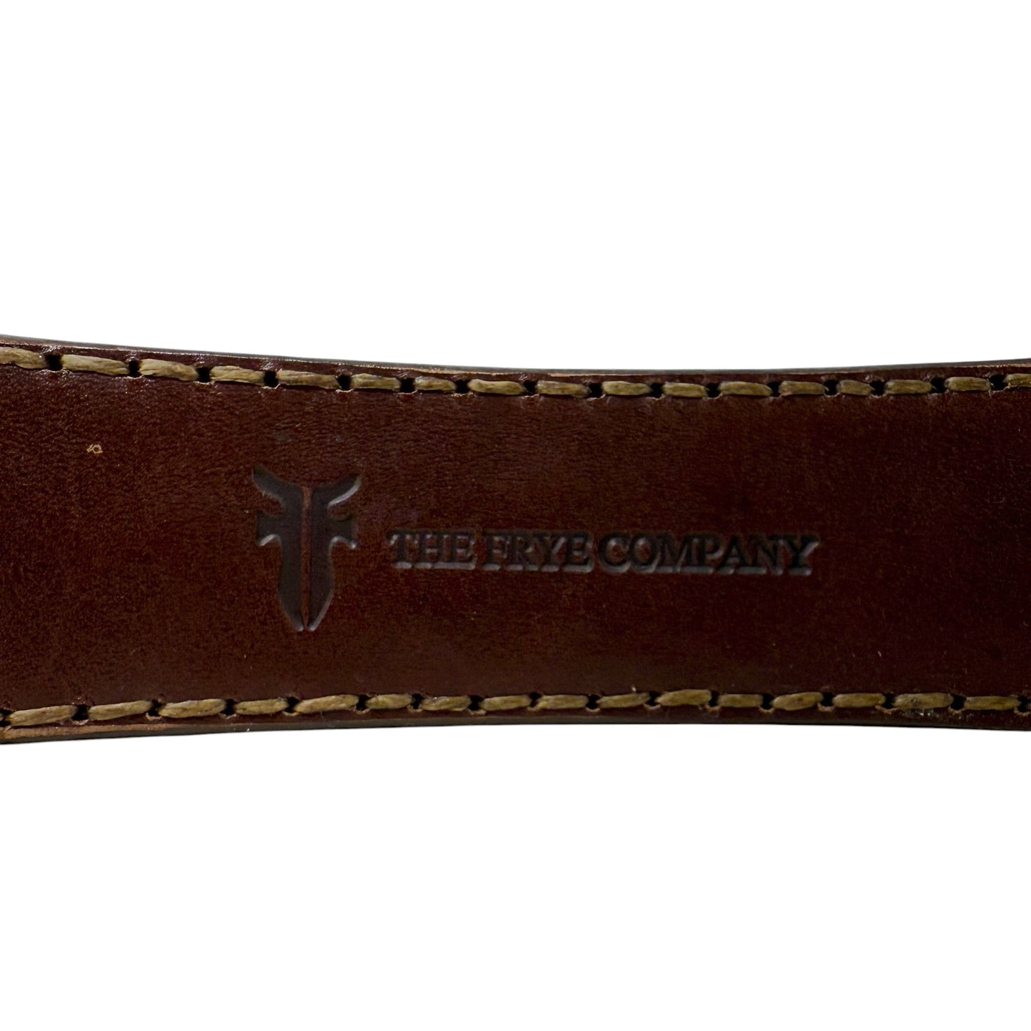 Deborah Embellished Leather Belt Designer By Frye, Size: Large