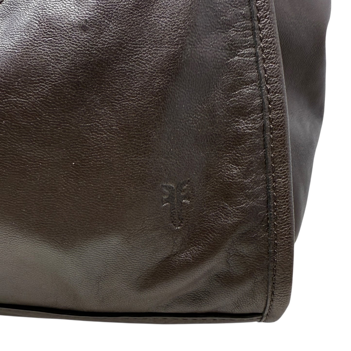 Gina Leather Tote Designer By Frye, Size: Medium