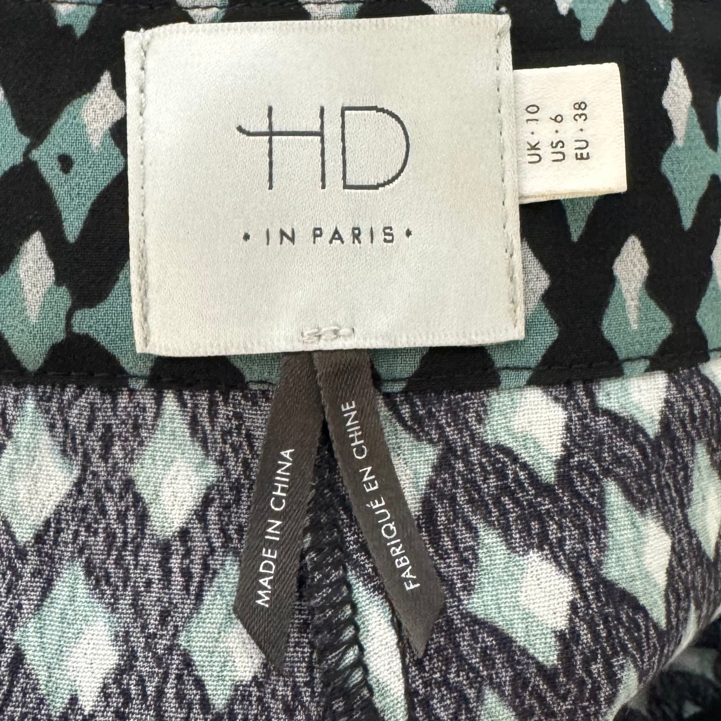 Pants Cropped By Hd In Paris In Geometric Pattern, Size: 6