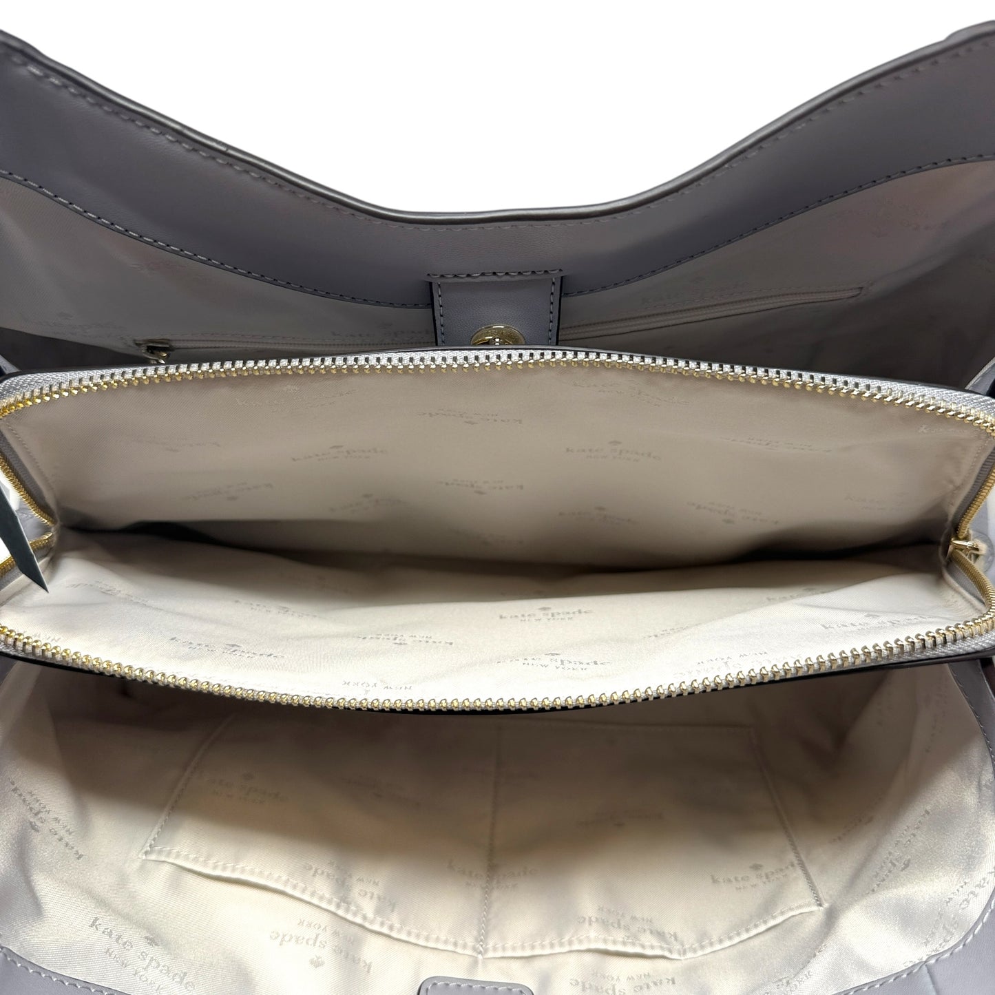 Lena Triple Compartment Bag In Colorblock Pebbled Leather Designer By Kate Spade, Size: Medium