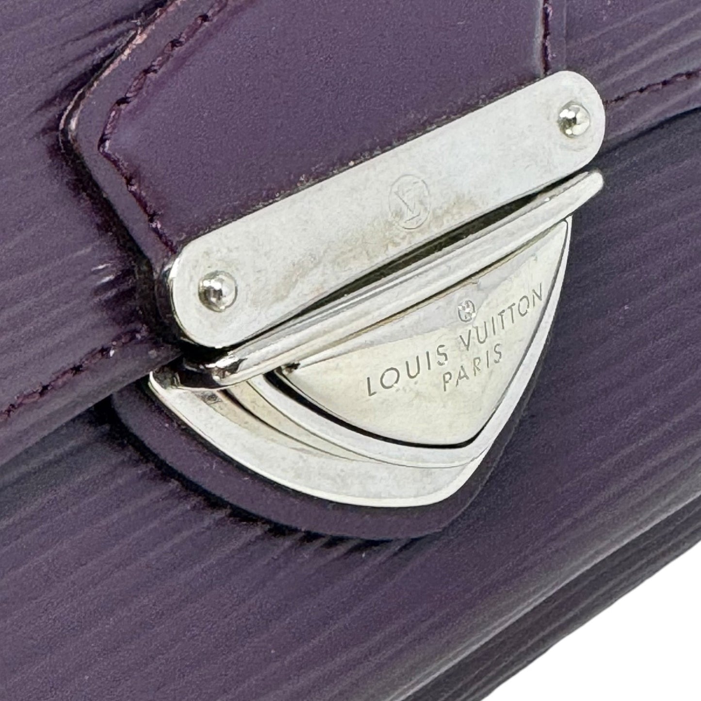 Astrid Wallet Luxury Designer By Louis Vuitton, In Cassis Epi Leather Size: Large