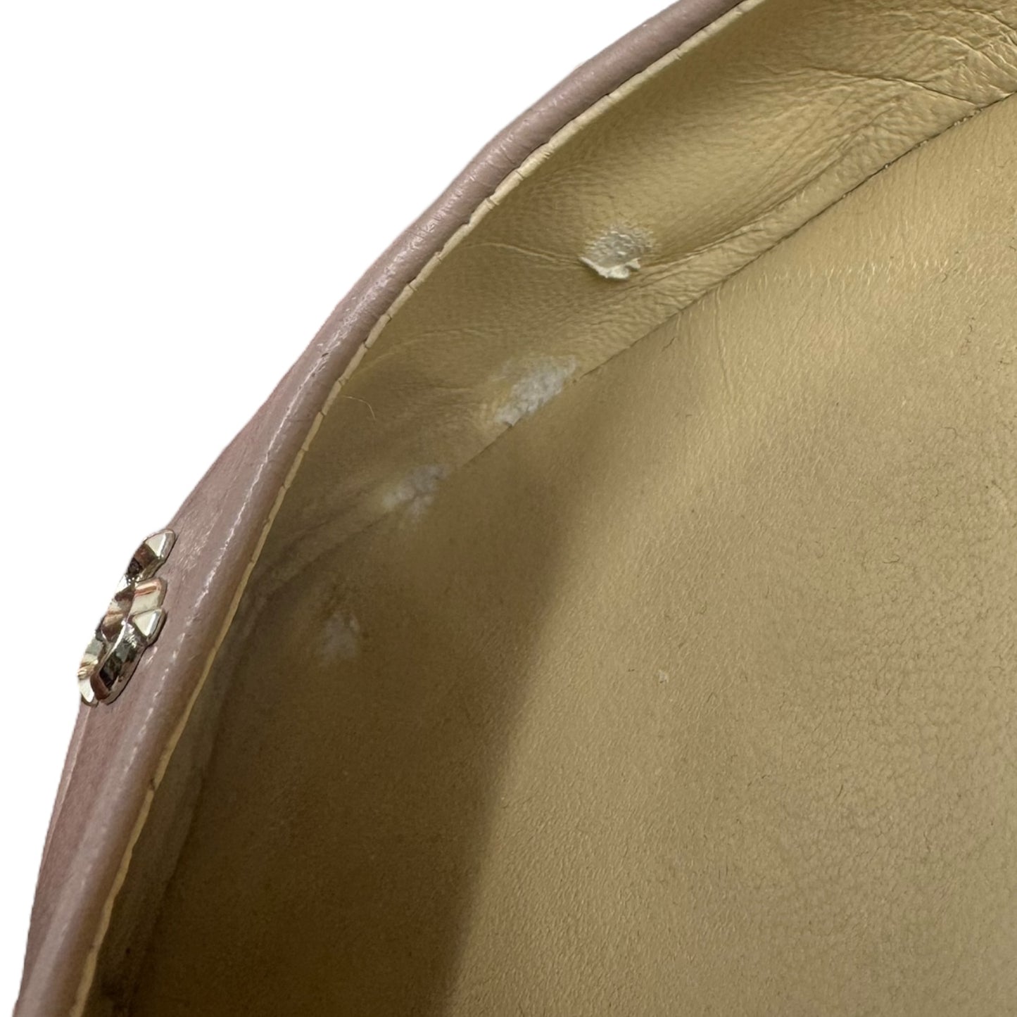 Gisela Napa Leather Ballet Flat Shoes Luxury Designer By Jimmy Choo In Tan, Size: 9