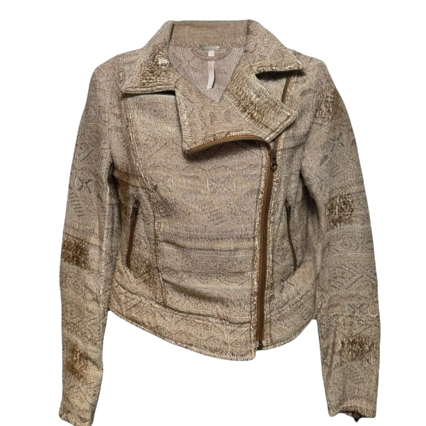 Tapestry Moto Jacket By Free People  Size: 0