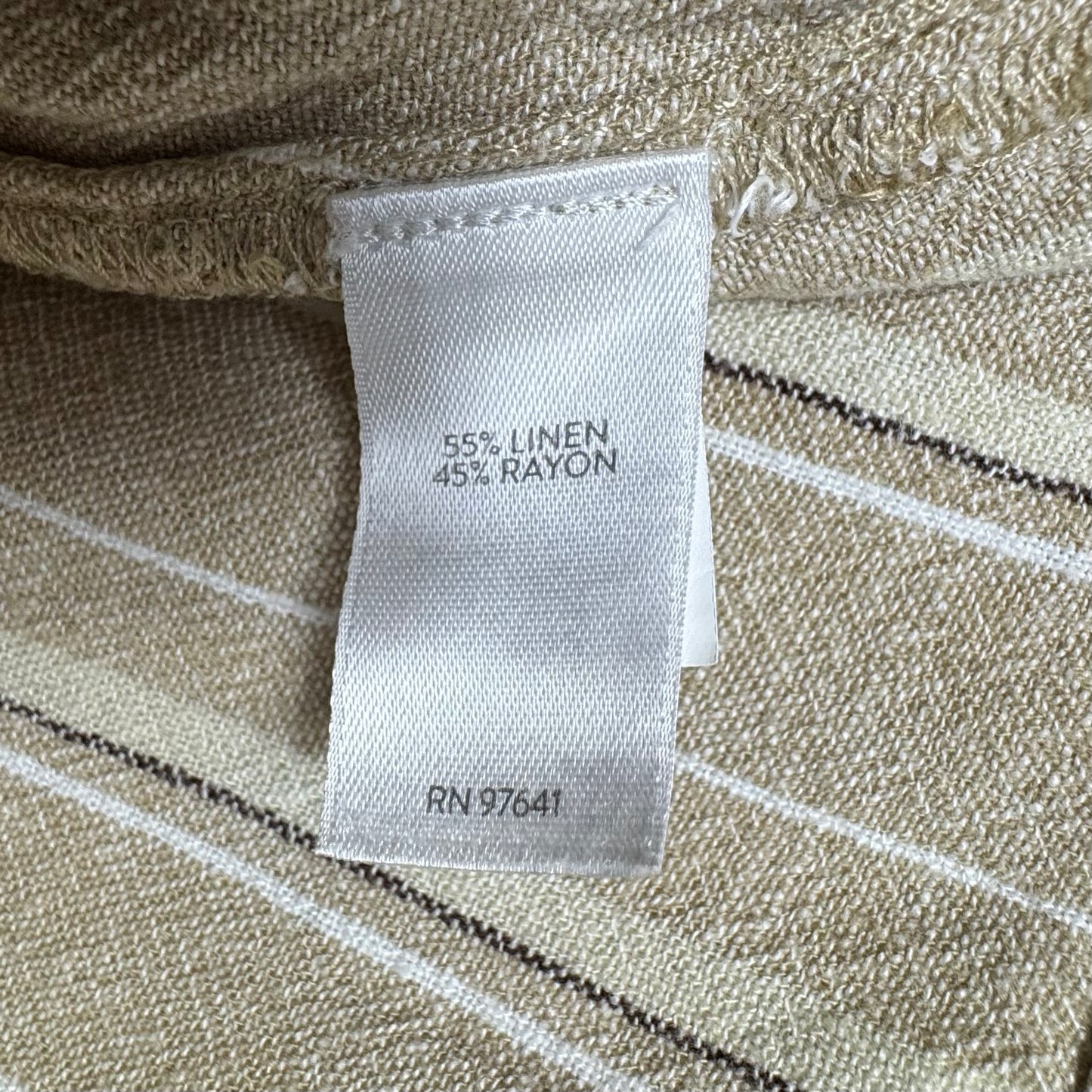 Pants Linen By J. Jill In Striped Pattern, Size: L