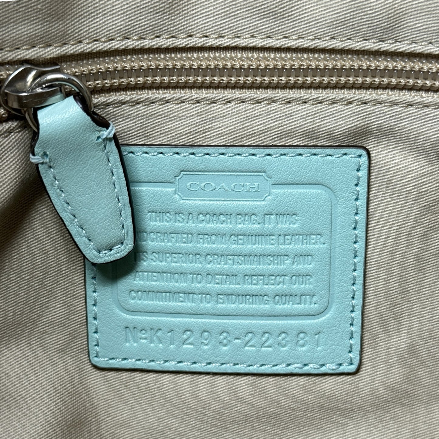 Legacy Courtenay Hobo Designer By Coach, Size: Medium