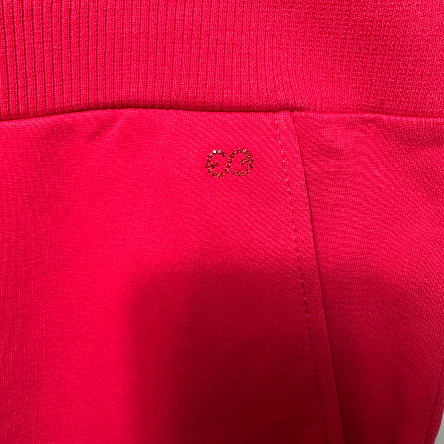 Baby Terry Sweat Pants Designer By Escada Sport In Red, Size: XL