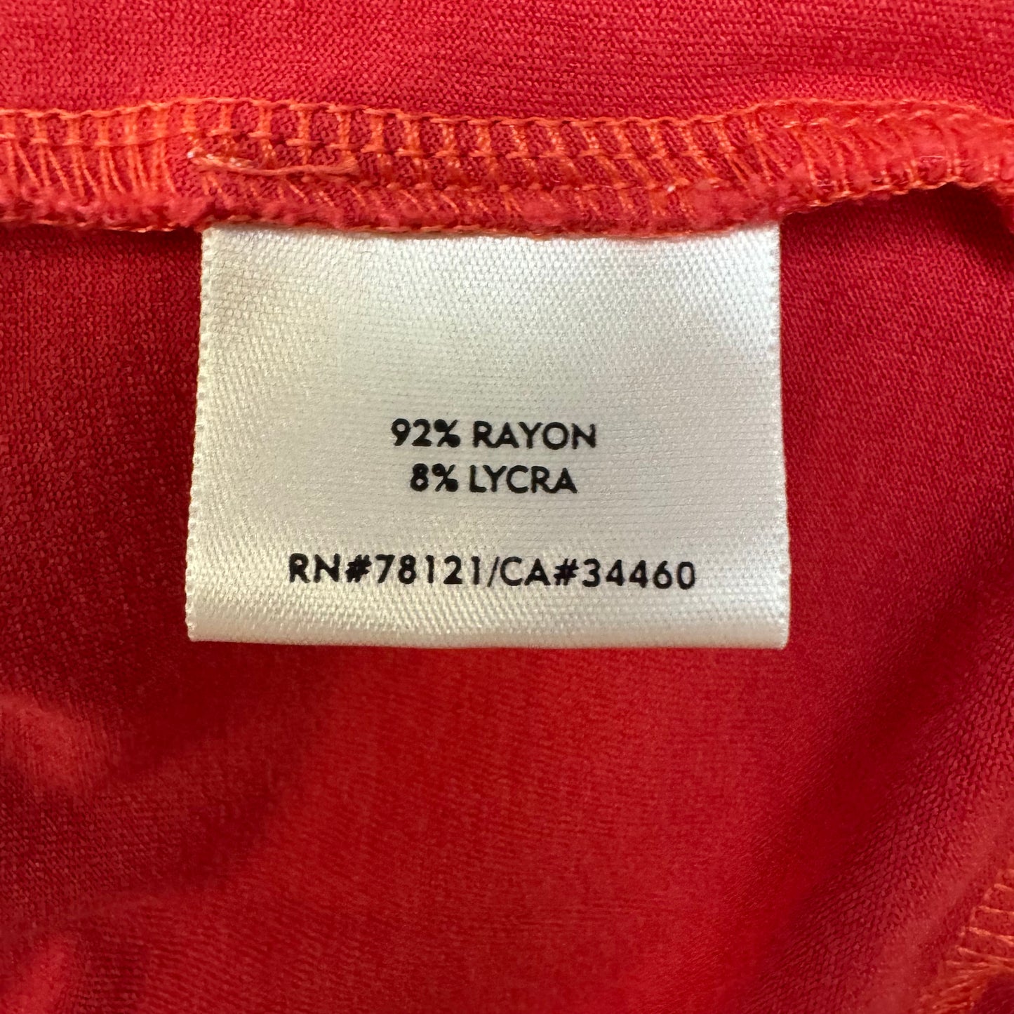 Dress Casual Short By Eileen Fisher In Coral, Size: 1x