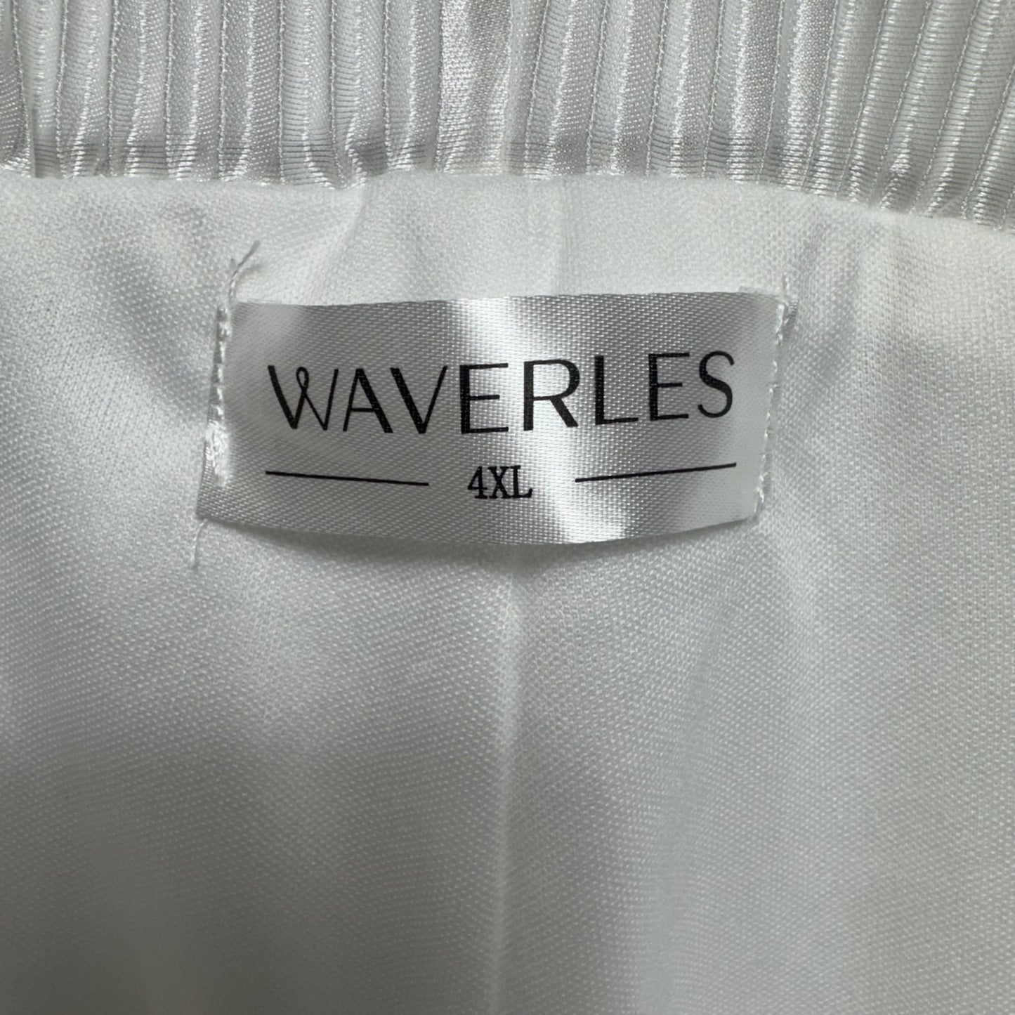 Payton Pearly Pant Set Pajamas By Waverles In White, Size: 4x