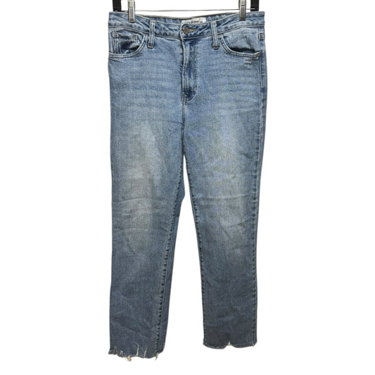 Jeans Straight By Just Black In Blue Denim, Size: 6