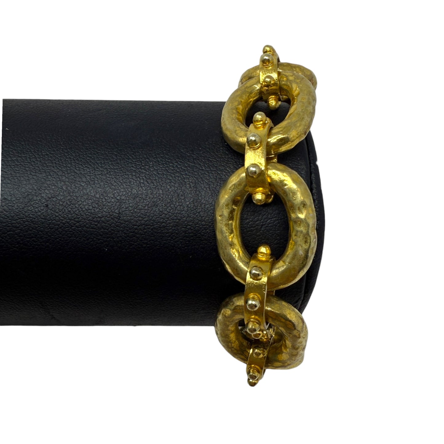 SoHo 24K Gold Plate Link Bracelet Chain By Julie Vos