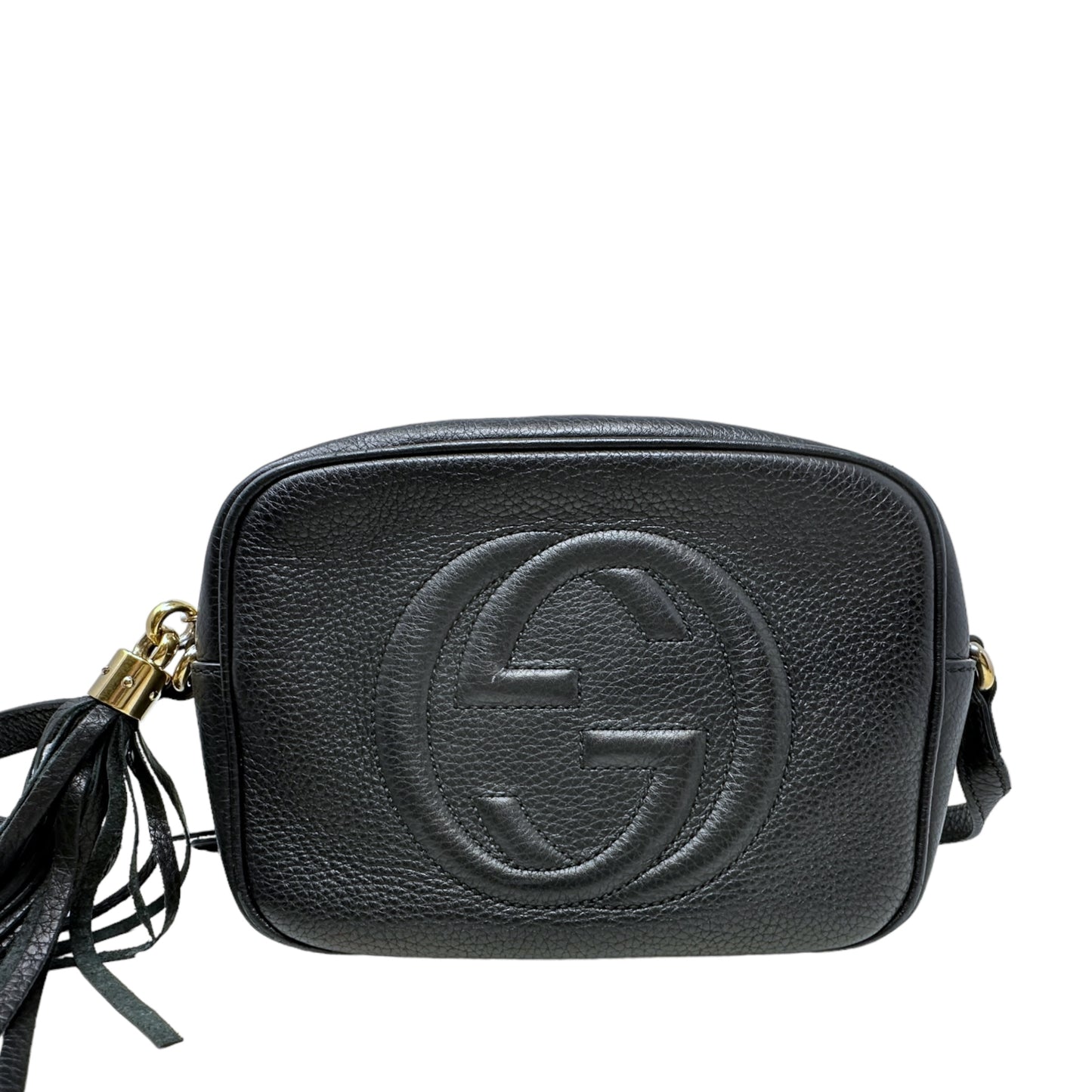 Soho Leather Disco Crossbody Bag Luxury Designer By Gucci, Size: Medium