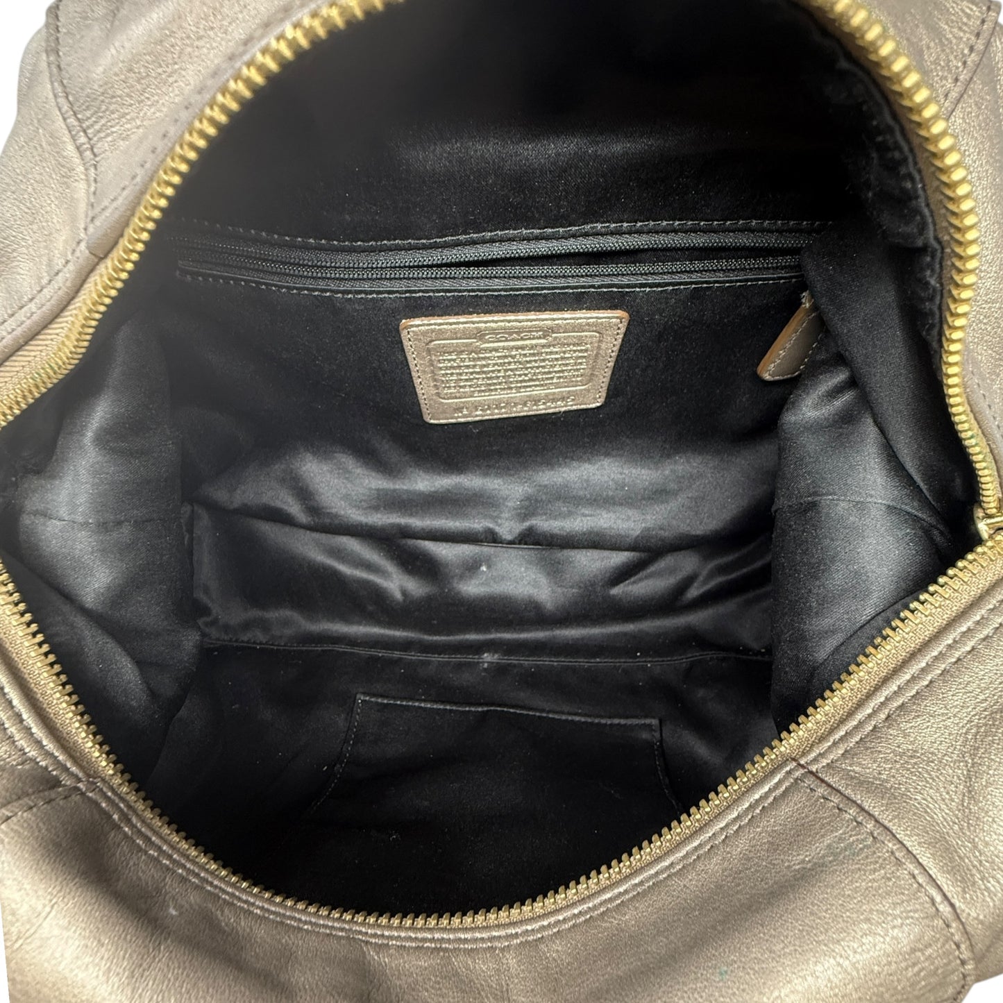 Ashley Leather Satchel Designer By Coach, Size: Medium