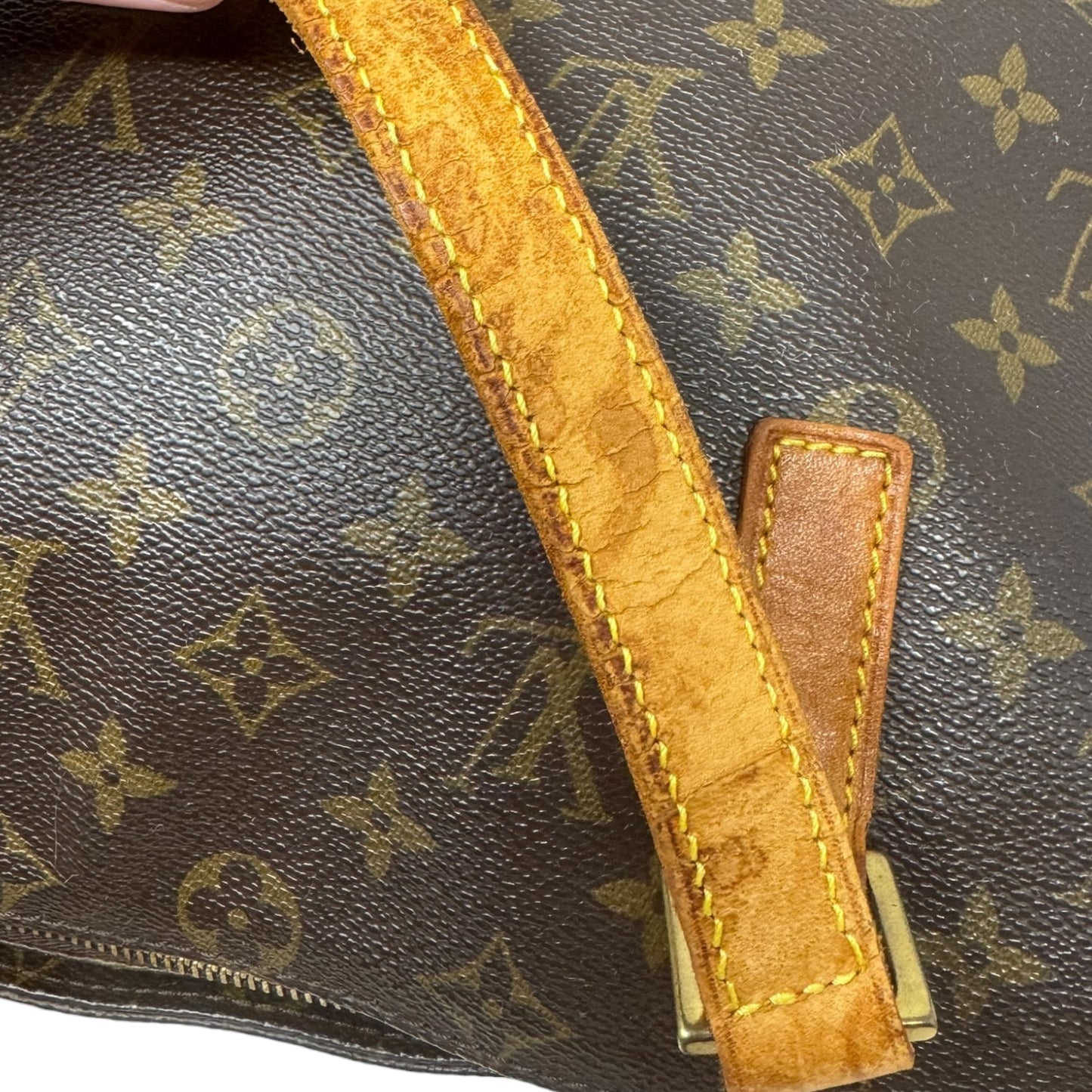 2002 Monogram Canvas Cabas Mezzo Tote Luxury Designer By Louis Vuitton, Size: Large