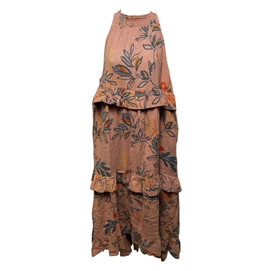 Anita Desert Rose Floral Ruffled Tiered Maxi Dress By Free People In Floral Print, Size: Xs