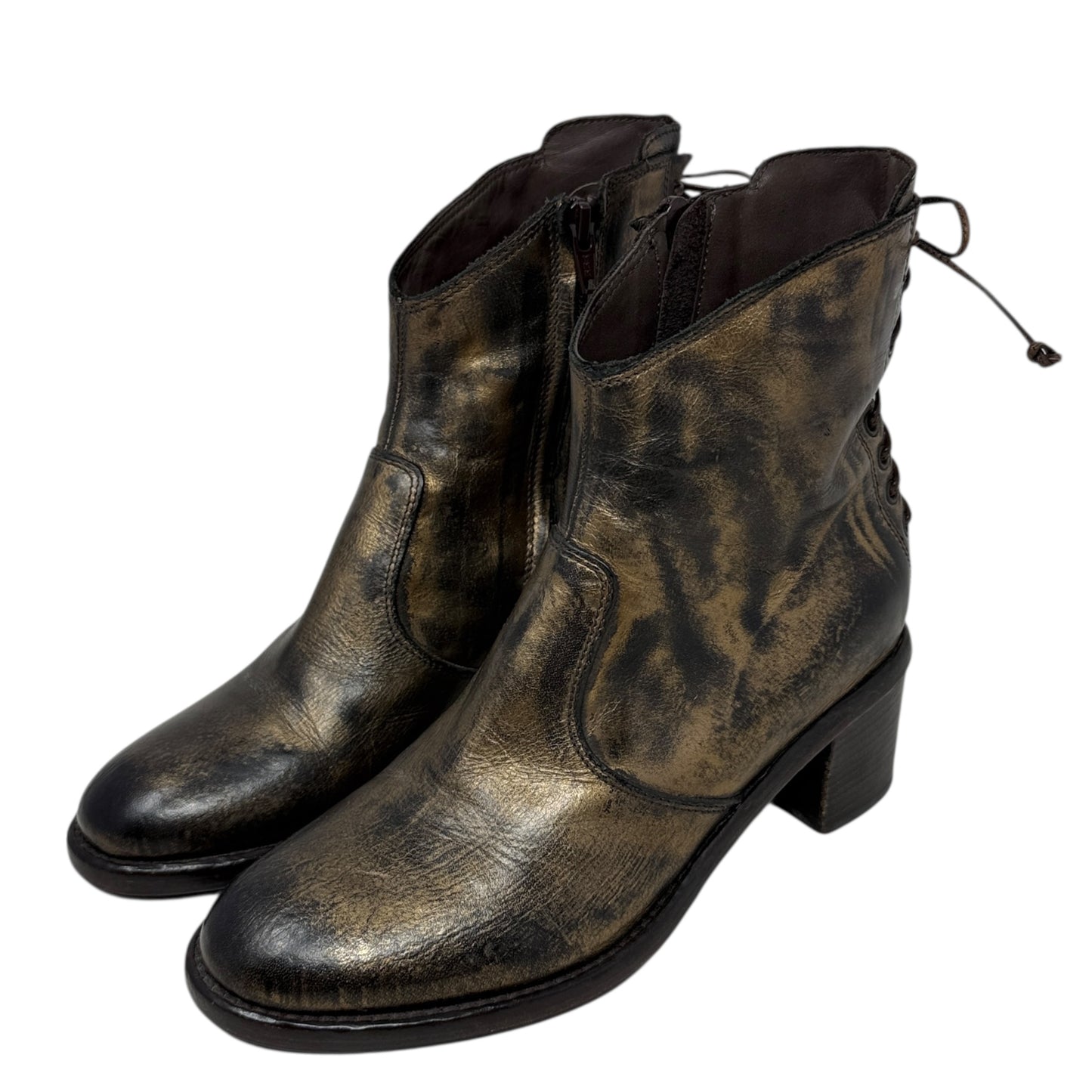 Cobbler Series Xena Leather Ankle Boots By Bed Stu In Starry Night, Size: 8