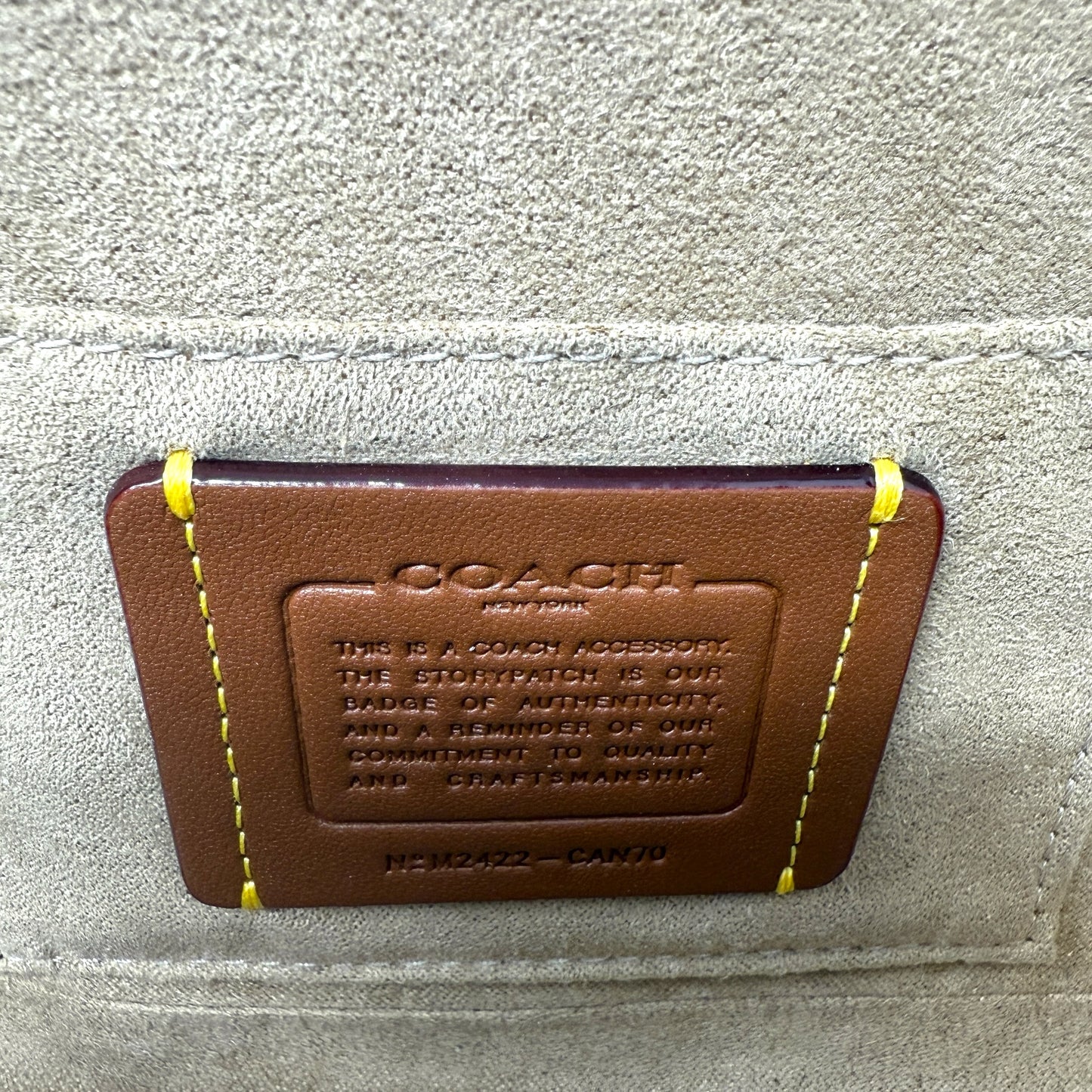 Hailey Flap Bag Designer By Coach, Size: Small