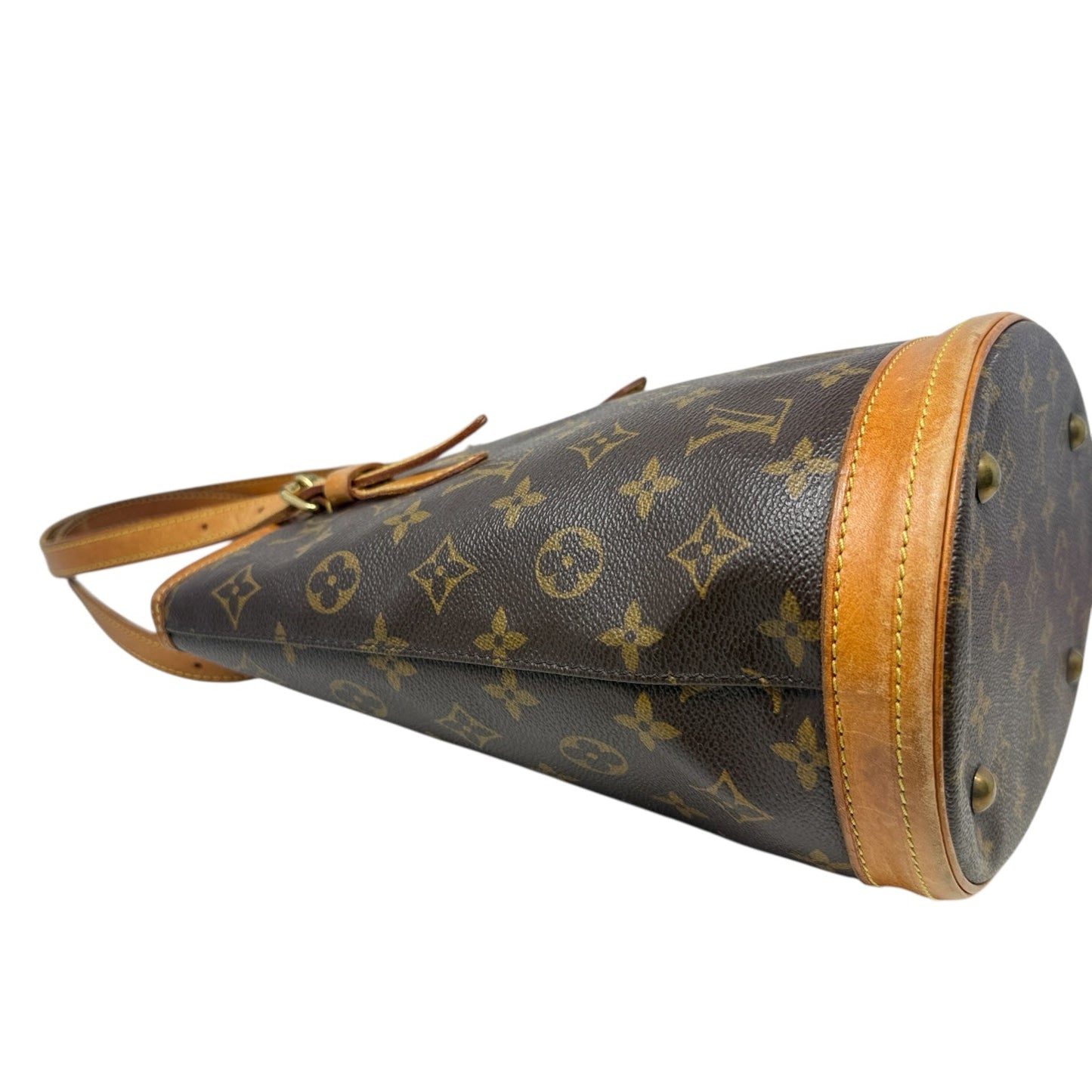 2002 Monogram Petit Bucket 23 Tote  Luxury Designer By Louis Vuitton, Size: Small