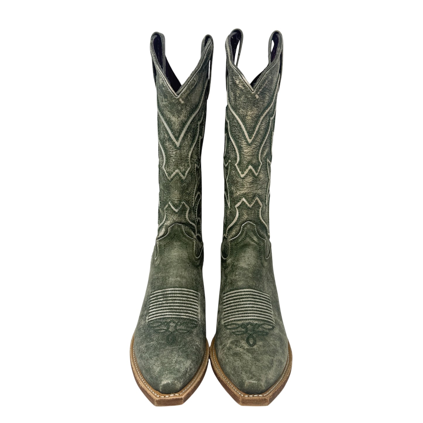 Reva Western Boots By Laredo In Green, Size: 8