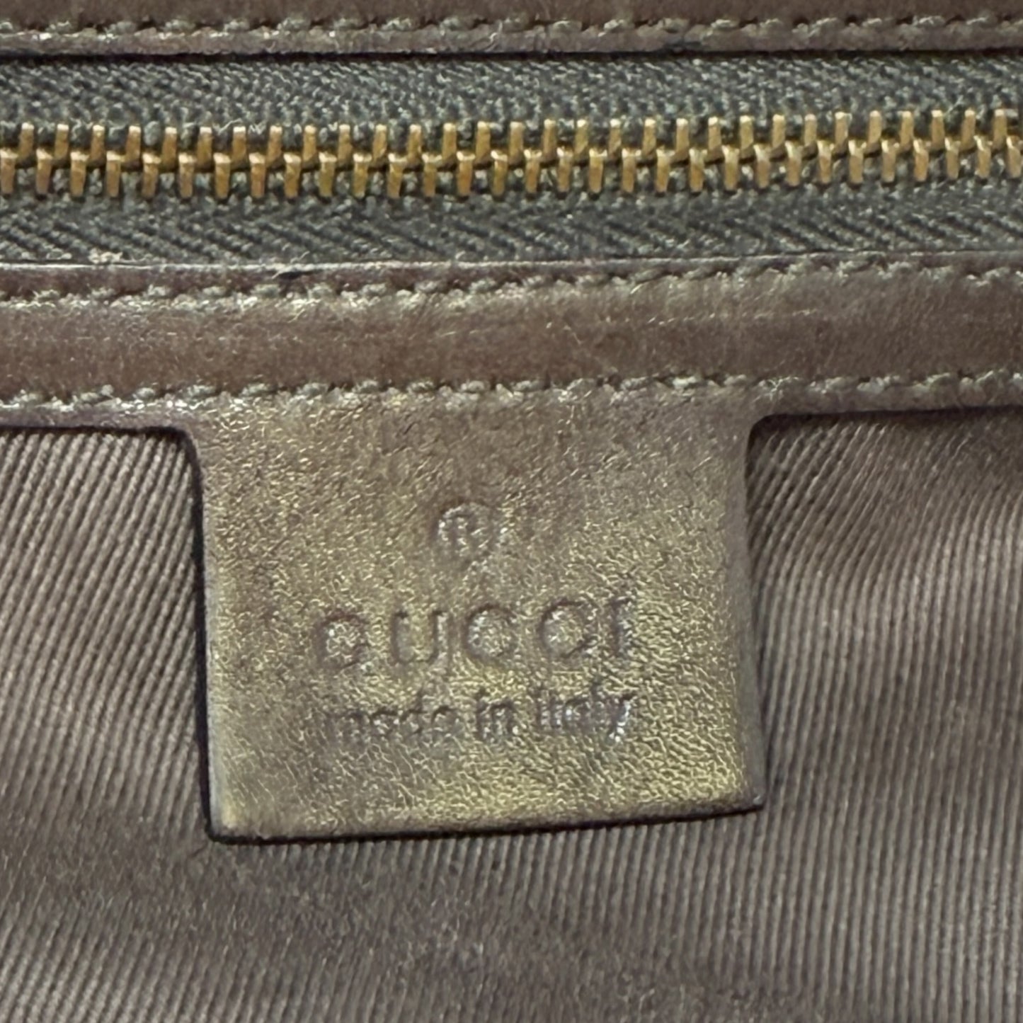 Vintage GG Monogram Canvas Braided Messenger Shoulder Bag  Luxury Designer By Gucci, Size: Medium