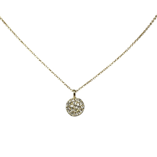 Pavé Circle Pendant Necklace Designer By Lilly Pulitzer