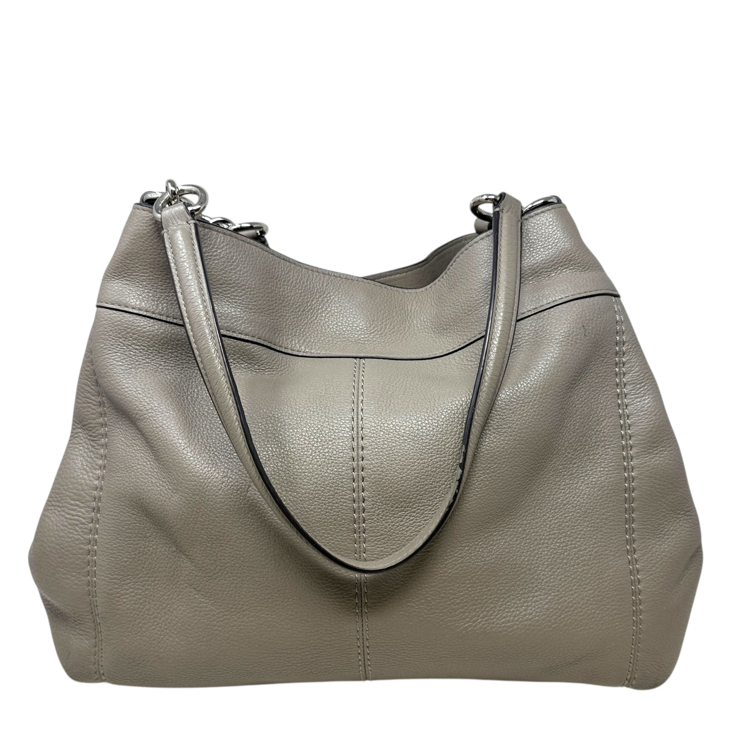 Lexy Pebble Leather Shoulder Bag Designer By Coach, Size: Large