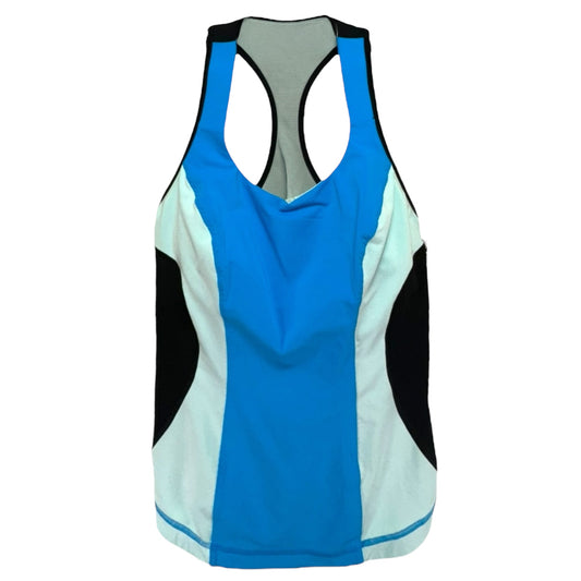 Cardio Kick Tank By Lululemon In Beach Blanket Blue / Aquamarine / Black, Size: 10