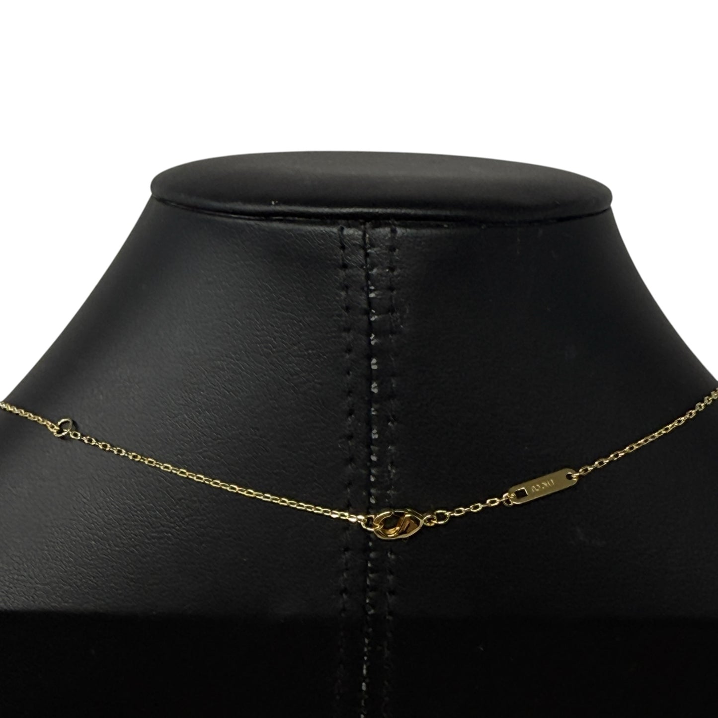 Pink Pave Heart Necklace