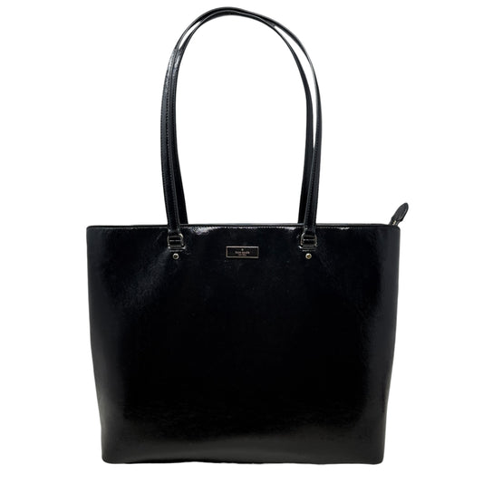 Bridget Crinkle Patent Leather Tote Designer By Kate Spade, Size: Medium