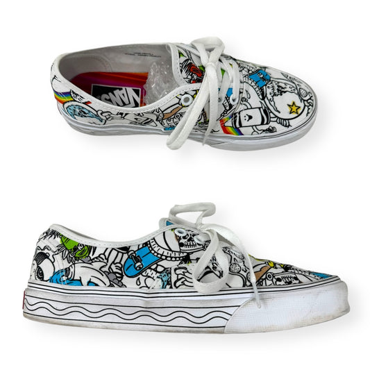 Sketch Your Way Sneakers By Vans X Crayola Authentic Size: 7.5