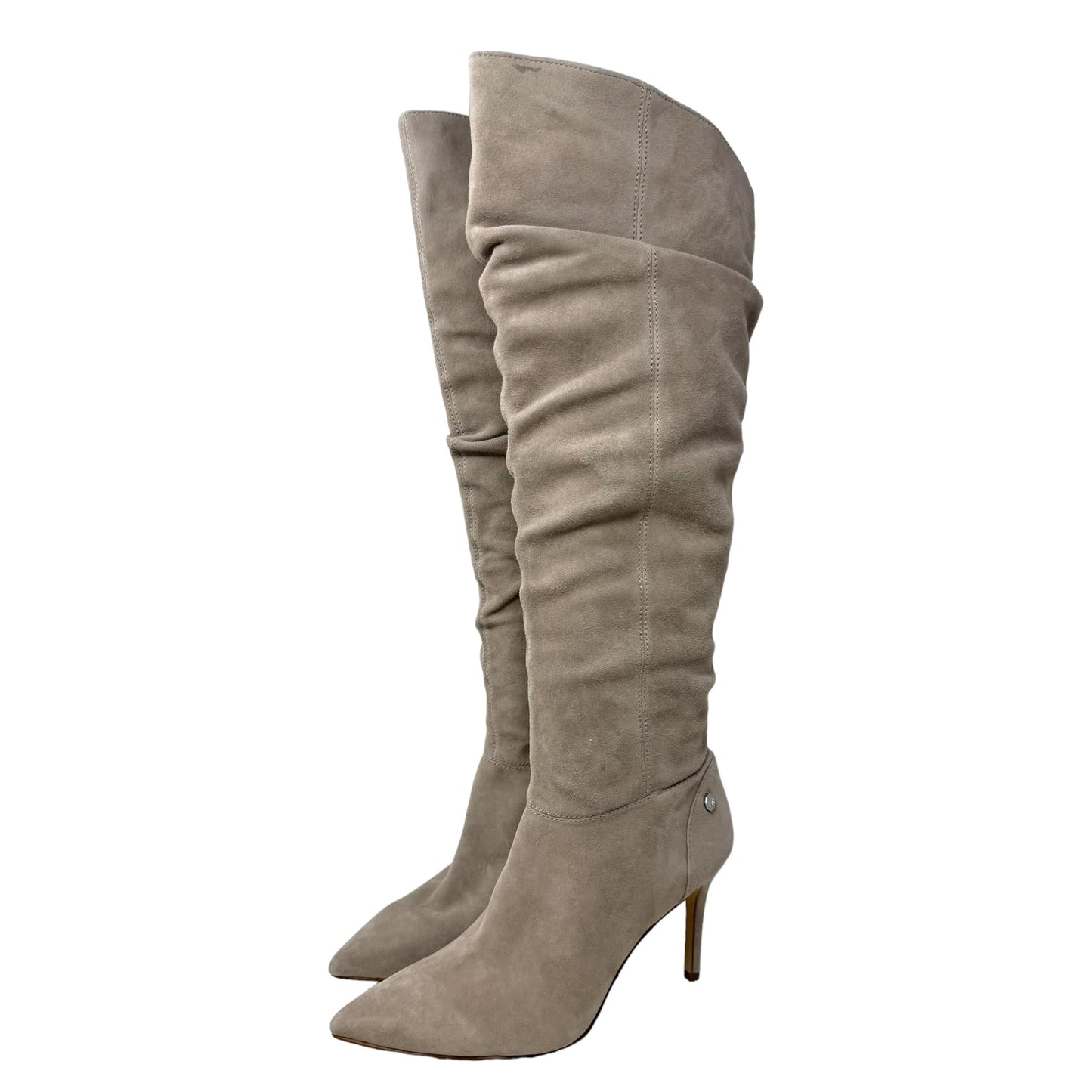 Sallie Knee High Suede Boots Designer By Louise Et Cie  Size: 9