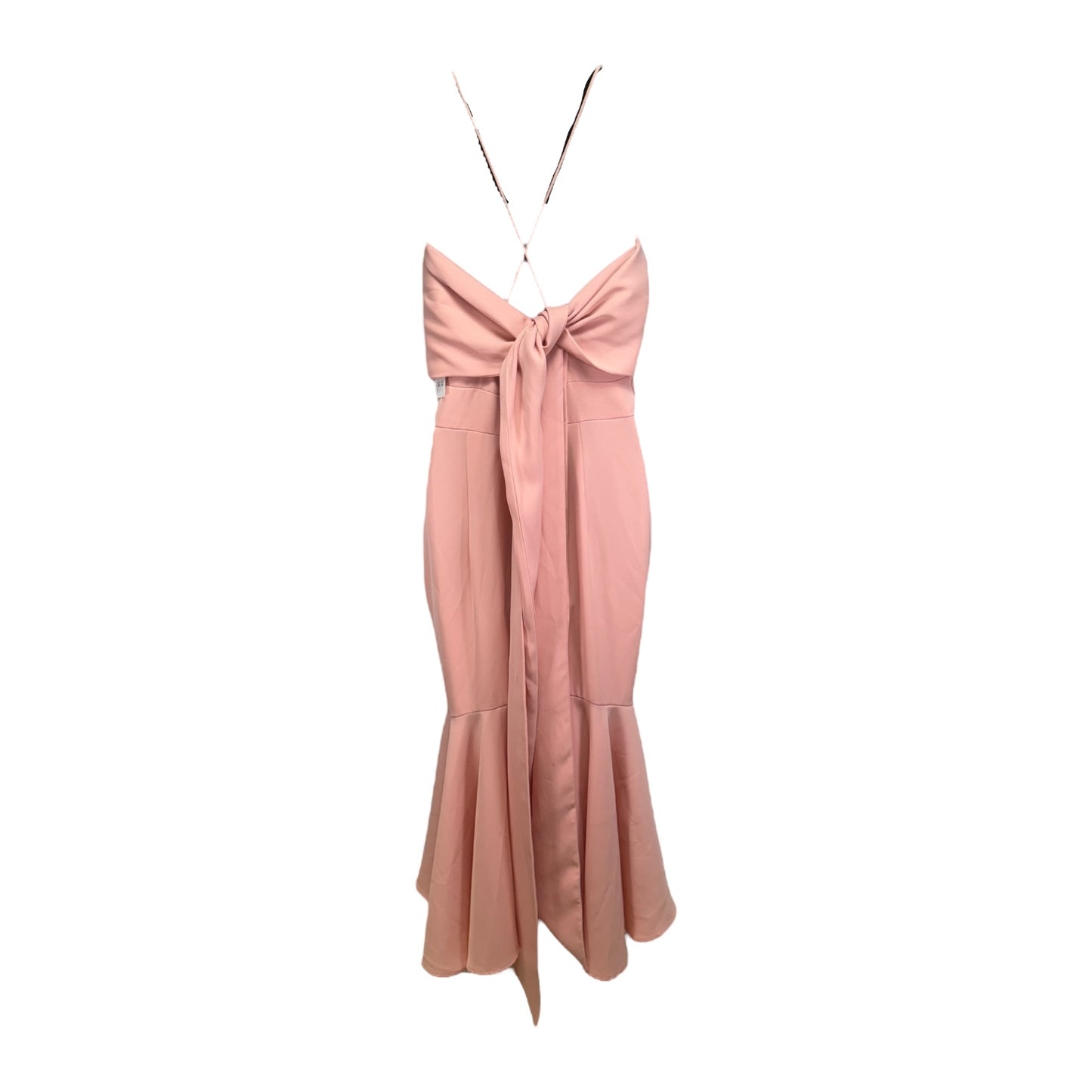 Melrose Open Back Cocktail Dress By Jarlo In Pink, Size: S