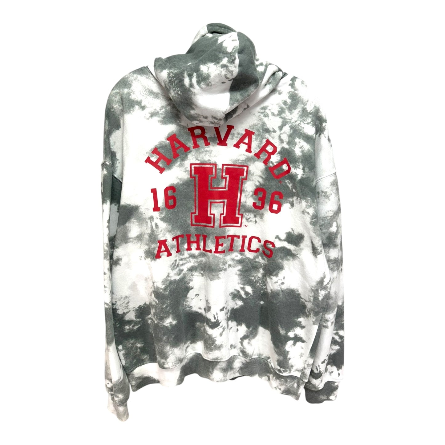 Harvard Athletics Sweatshirt Hoodie By Zoe And Liv In Grey, Size: L