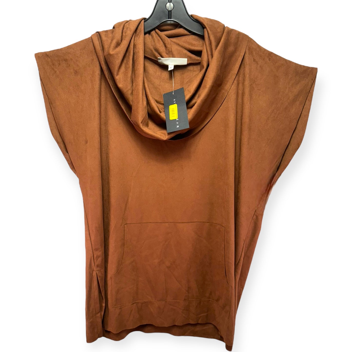 Pocket Poncho By Bryn Walker In Sequoia Faux Suede, Size: S