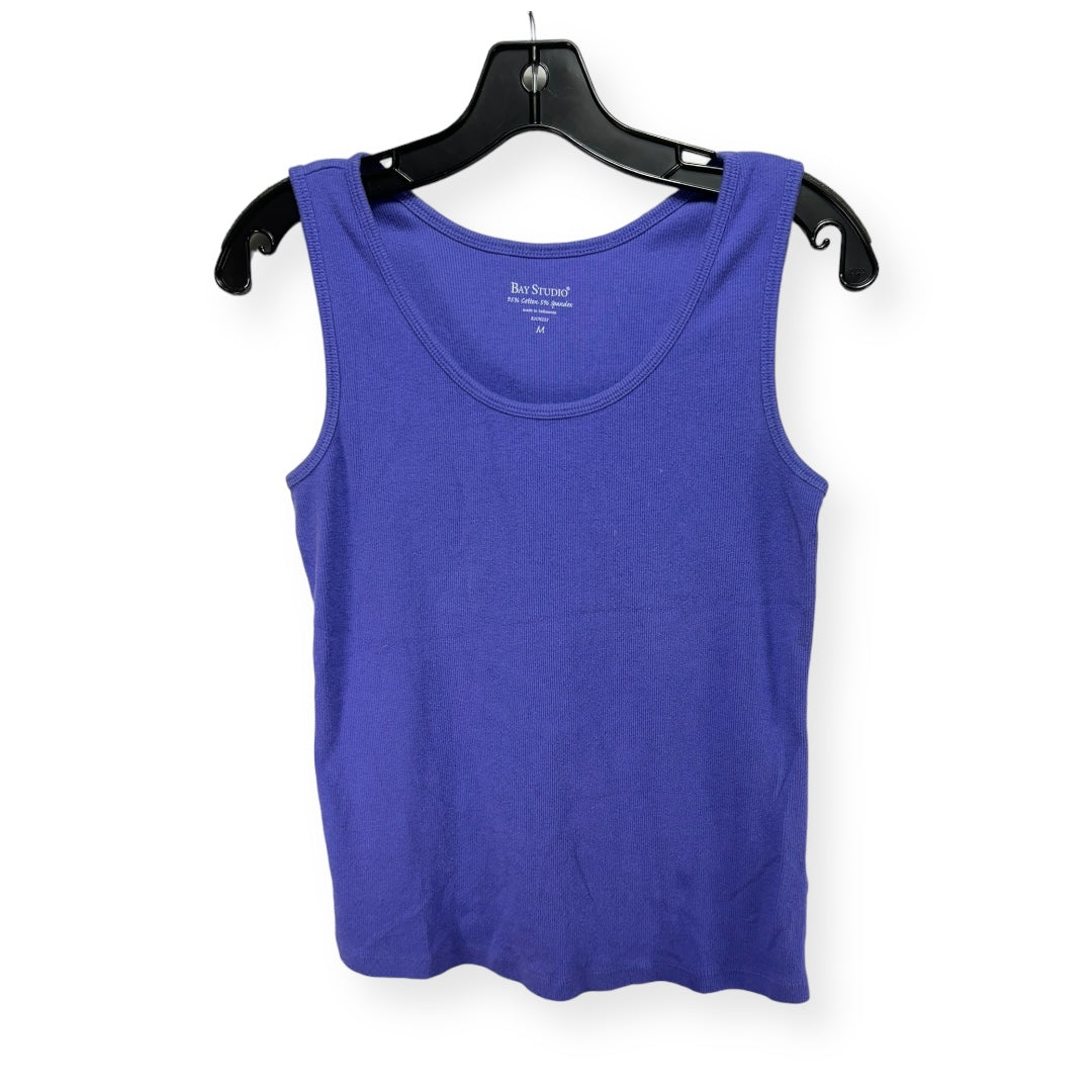 Purple Top Sleeveless Basic Bay Studio, Size M