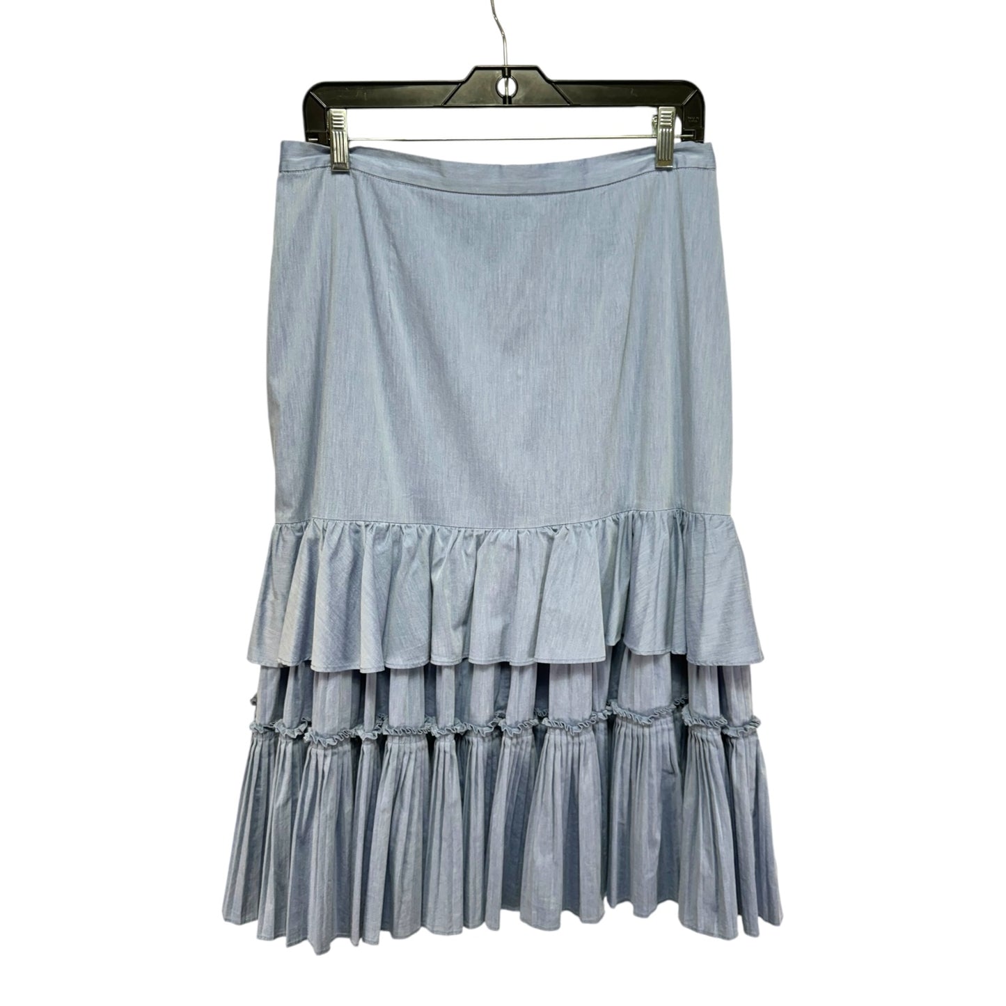 Tiered Ruffle Skirt Midi By Antonio Melani In Blue, Size: 10