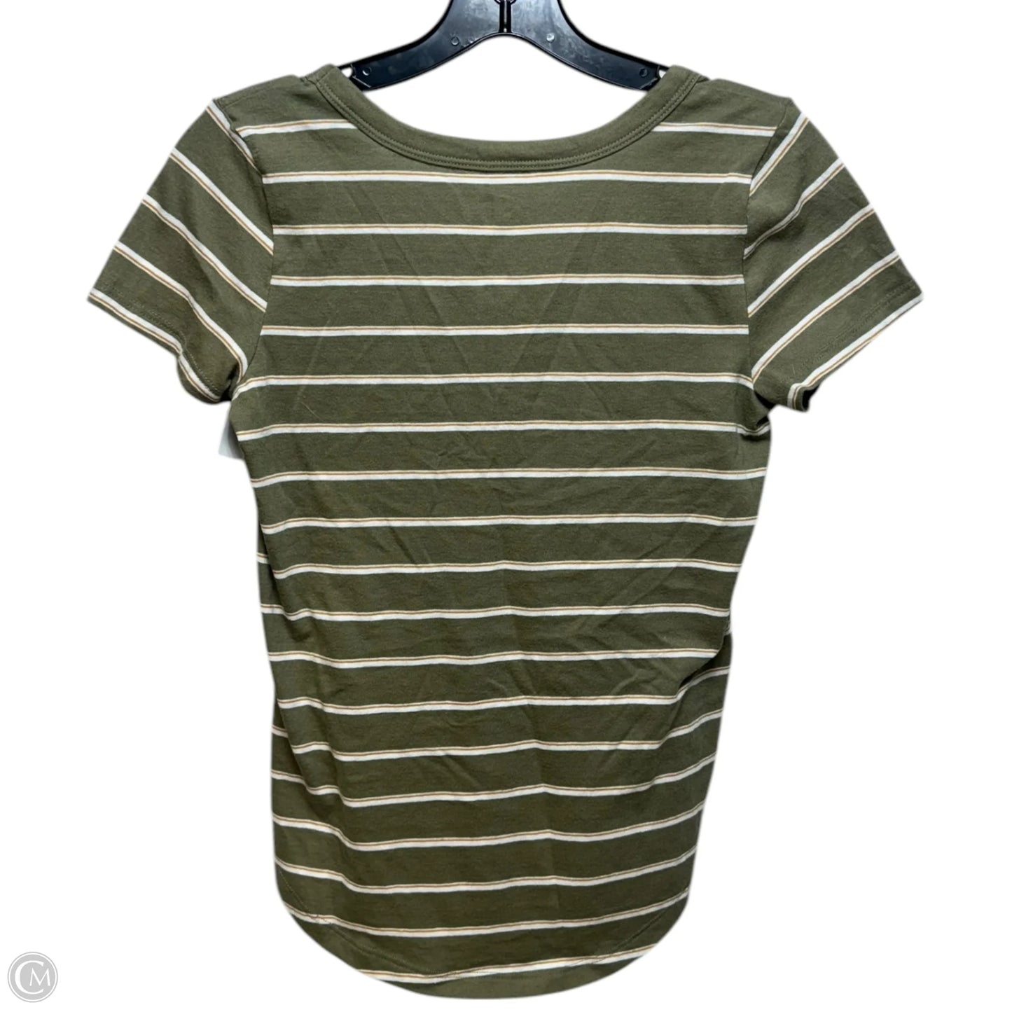 Top Short Sleeve By So In Striped Pattern, Size: Xs