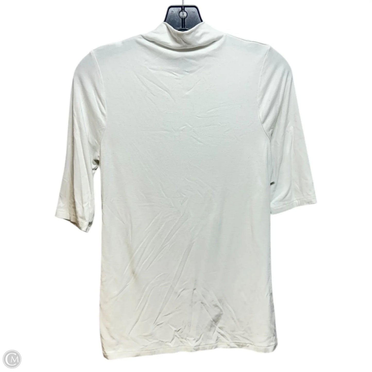 Top Short Sleeve By White House Black Market In White, Size: S