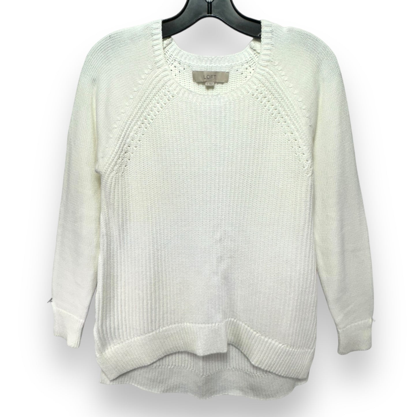 Sweater By Loft In White, Size: S