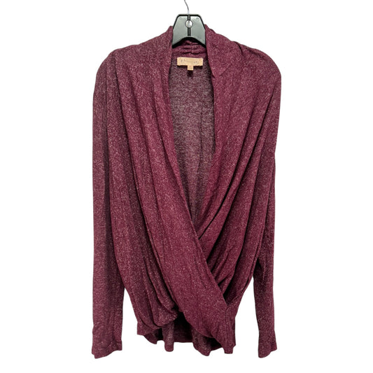 Top Long Sleeve By Philosophy In Purple, Size: M