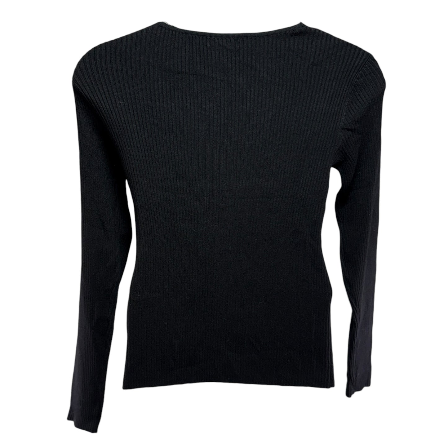 Top Long Sleeve By Zeagoo In Black, Size: L