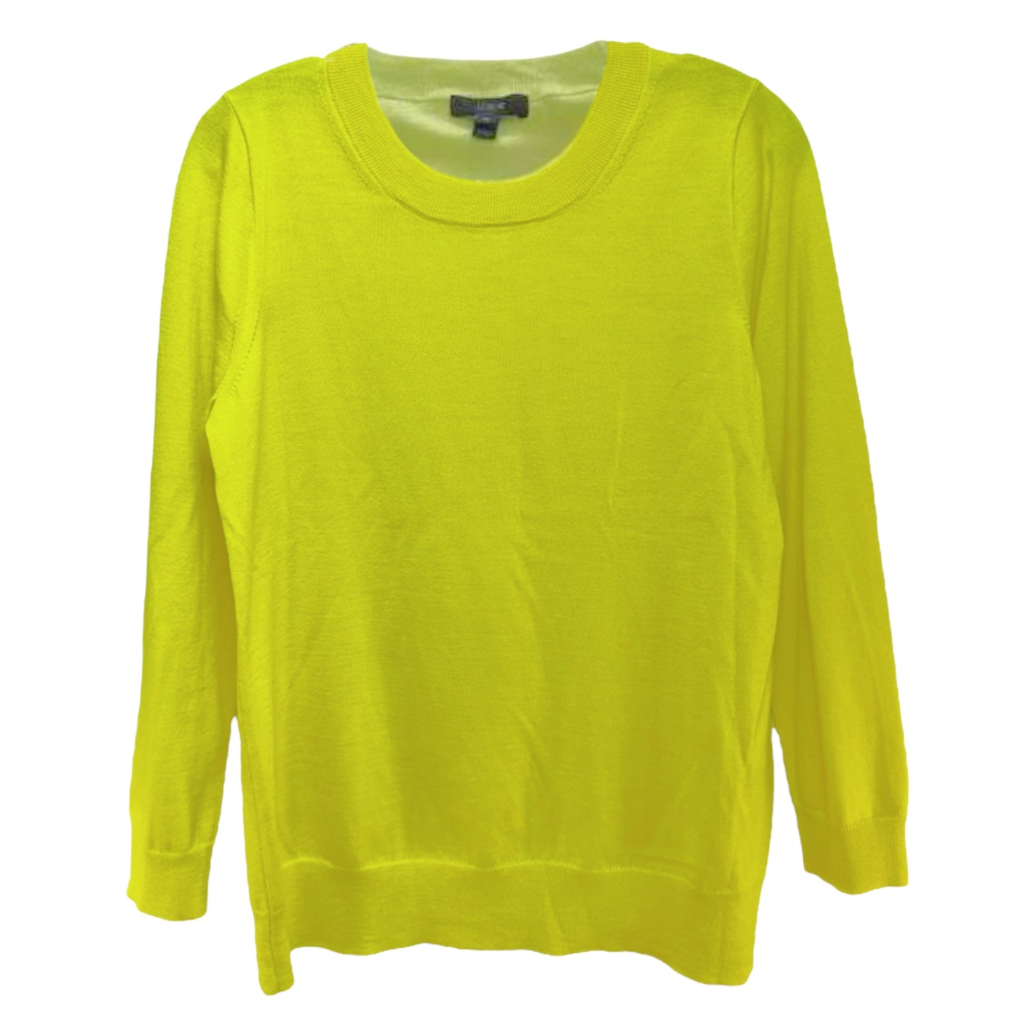 Tippi 100% Merino Wool Sweater By J. Crew In Citron, Size: L